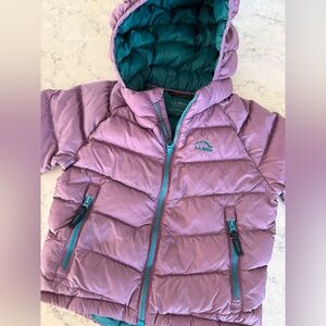 L.L. Bean Infant and Toddler Ultralight 650 Down Jacket 2T